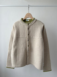 二枚衿ニットカーディガン (VKCD-5851D)