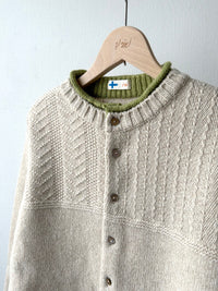 二枚衿ニットカーディガン (VKCD-5851D)