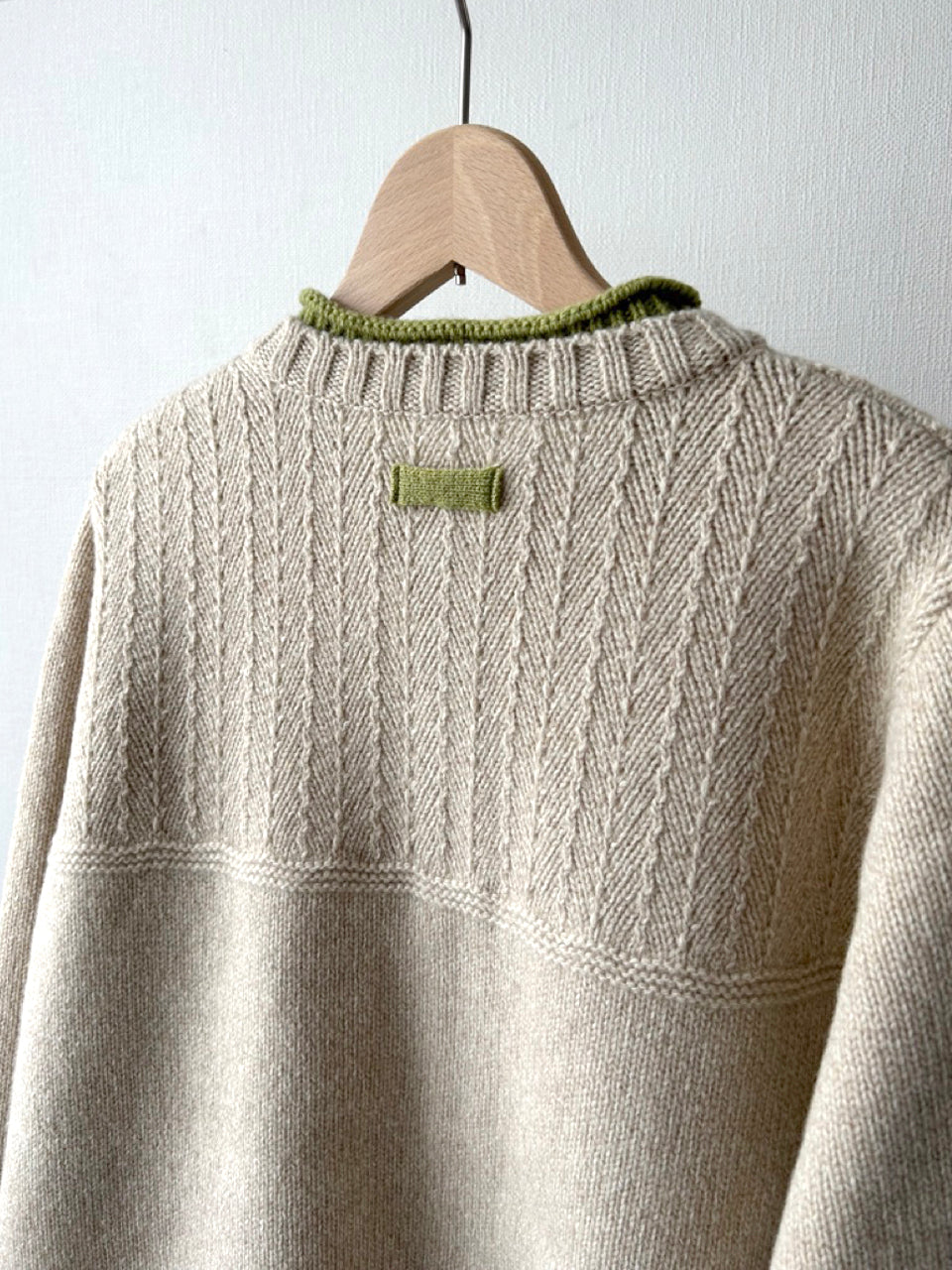 二枚衿ニットカーディガン (VKCD-5851D)