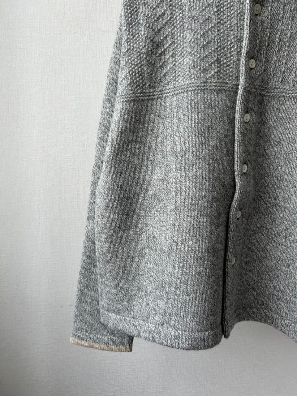 二枚衿ニットカーディガン (VKCD-5851D)
