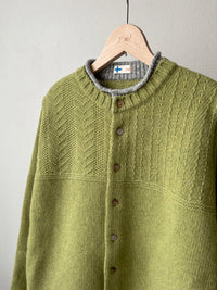 二枚衿ニットカーディガン (VKCD-5851D)