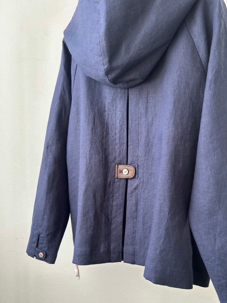 リネンフードジャケット  (VFJK-6564A)