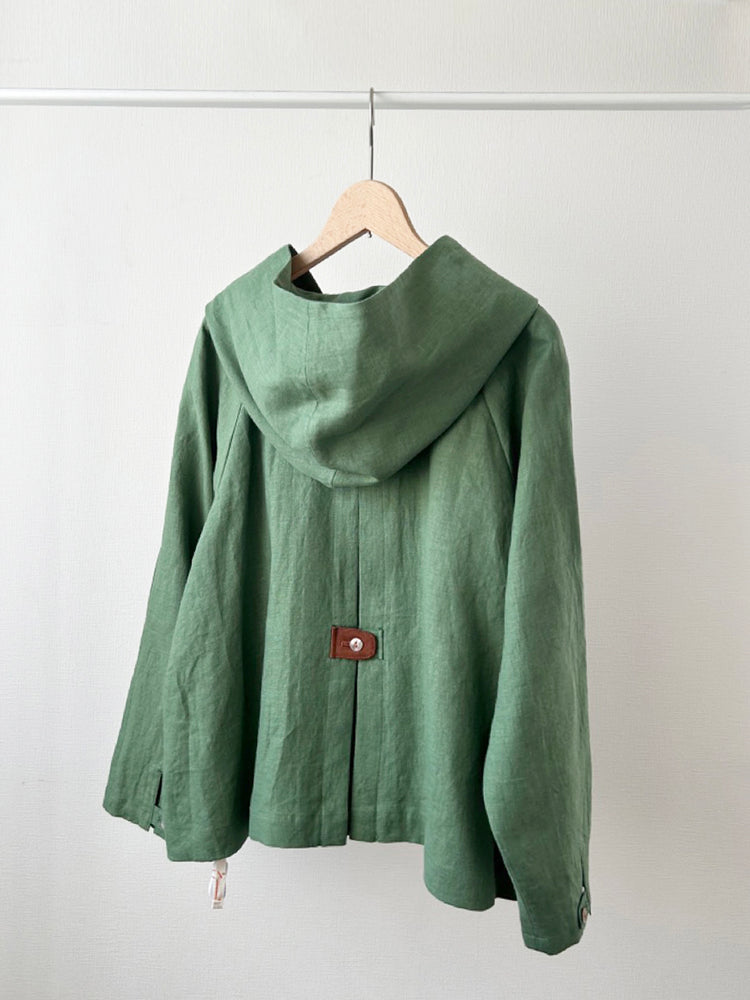 リネンフードジャケット  (VFJK-6564A)