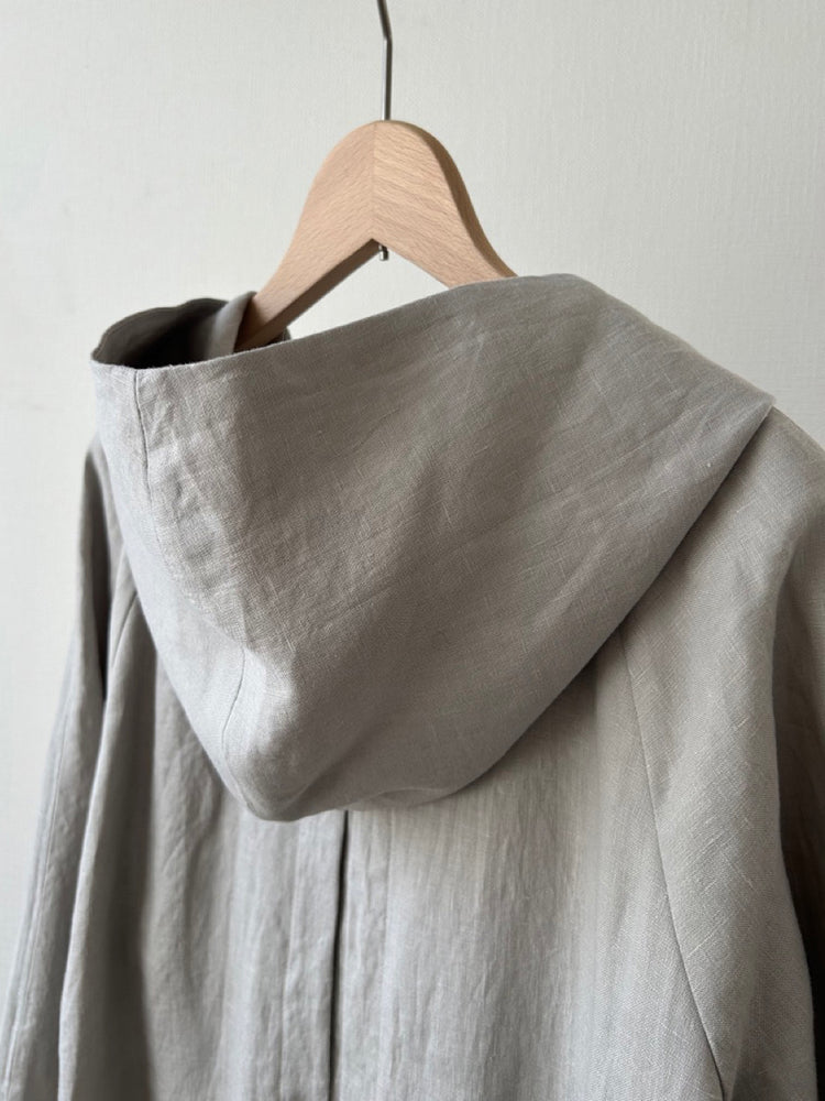 リネンフードジャケット  (VFJK-6564A)