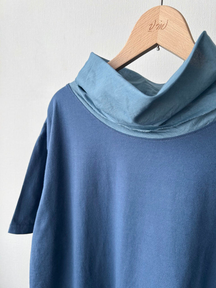 布帛タートルTシャツ  (VCT-6005B)