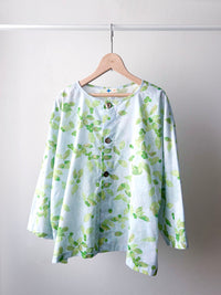 ボタニカルチェックPtシャツカーディガン (VFSH-6568B)