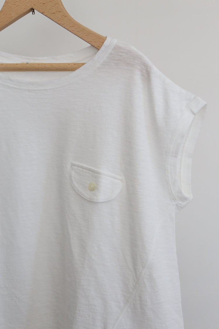 異素材コンビフレンチTシャツ  (VCT-6016B)