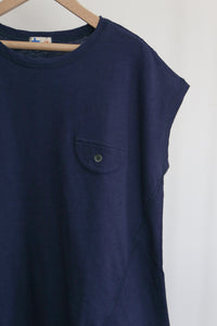 異素材コンビフレンチTシャツ  (VCT-6016B)