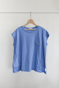 異素材コンビフレンチTシャツ  (VCT-6016B)