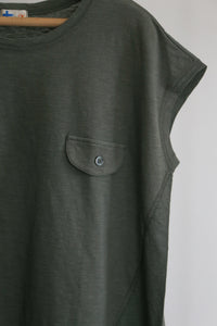 異素材コンビフレンチTシャツ  (VCT-6016B)
