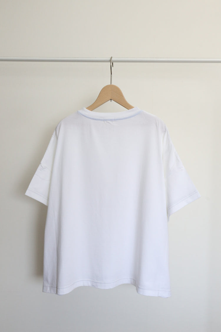 配色ステッチルーズTee (VCT-6022B)