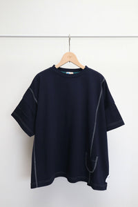 配色ステッチルーズTee (VCT-6022B)
