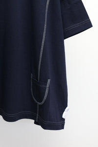 配色ステッチルーズTee (VCT-6022B)