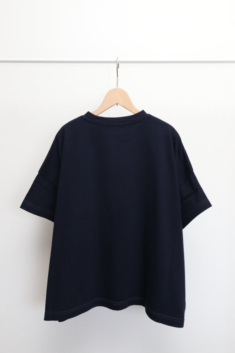 配色ステッチルーズTee (VCT-6022B)