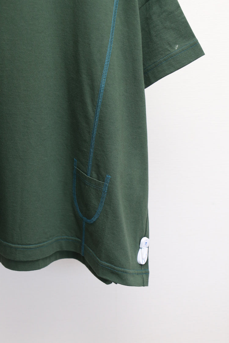 配色ステッチルーズTee (VCT-6022B)