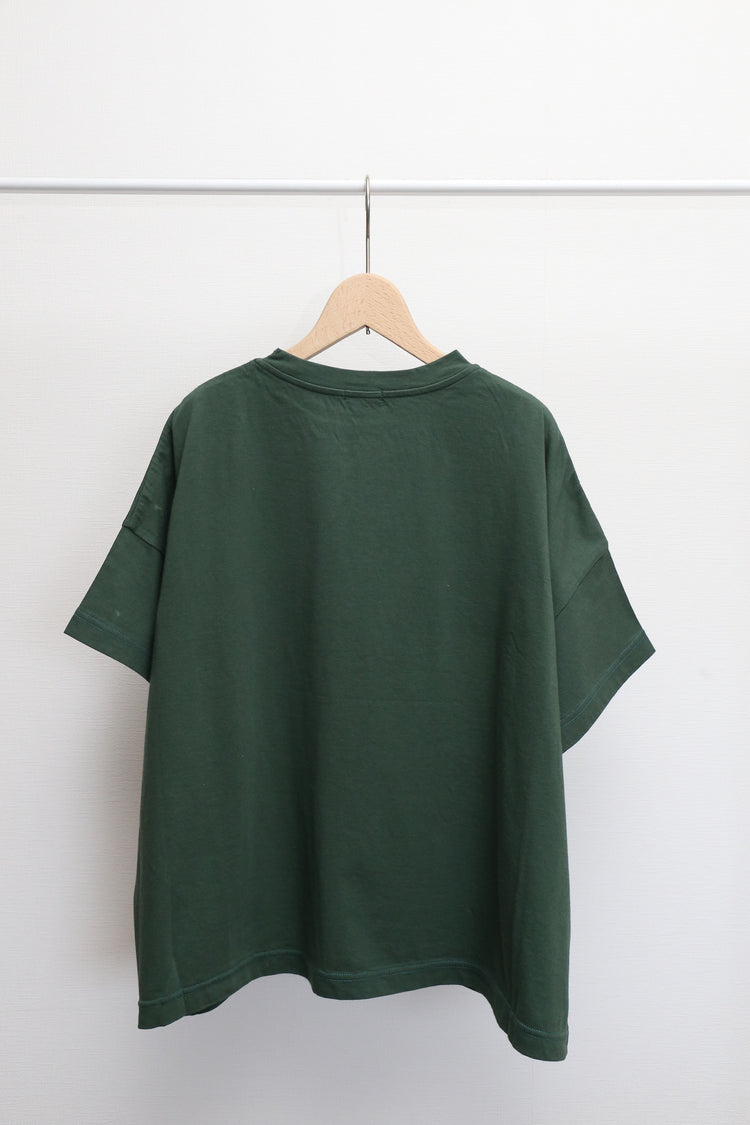 配色ステッチルーズTee (VCT-6022B)