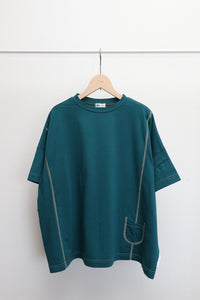 配色ステッチルーズTee (VCT-6022B)