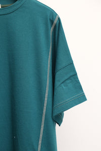 配色ステッチルーズTee (VCT-6022B)