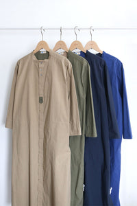 スタンドカラーシャツワンピース (VFOP-6575B)