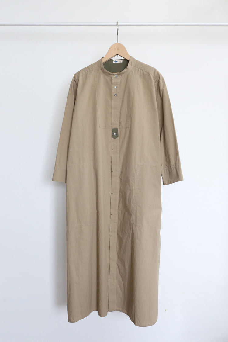 スタンドカラーシャツワンピース (VFOP-6575B)