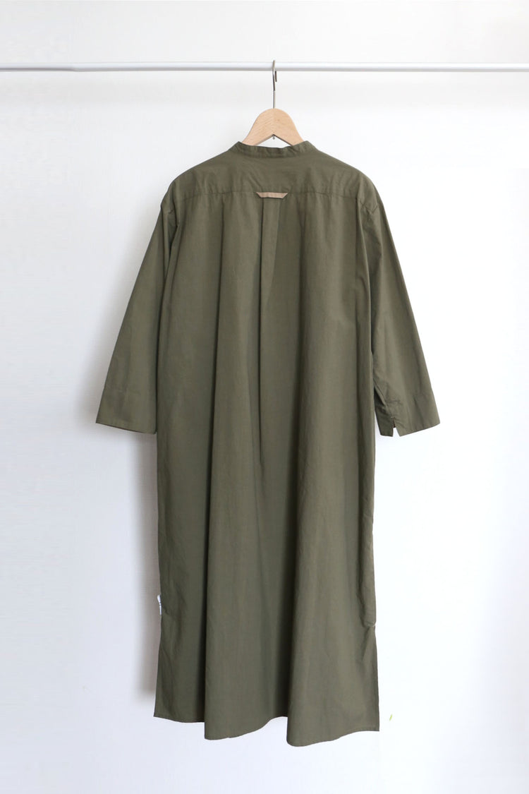 スタンドカラーシャツワンピース (VFOP-6575B)
