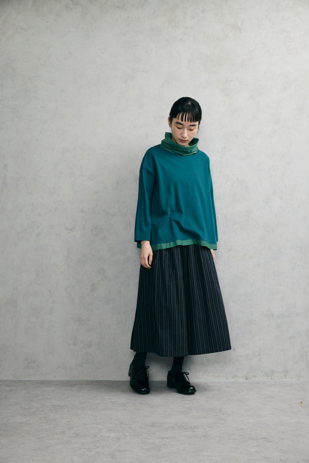 布帛タートル9分袖Tシャツ(VCT-5033C)