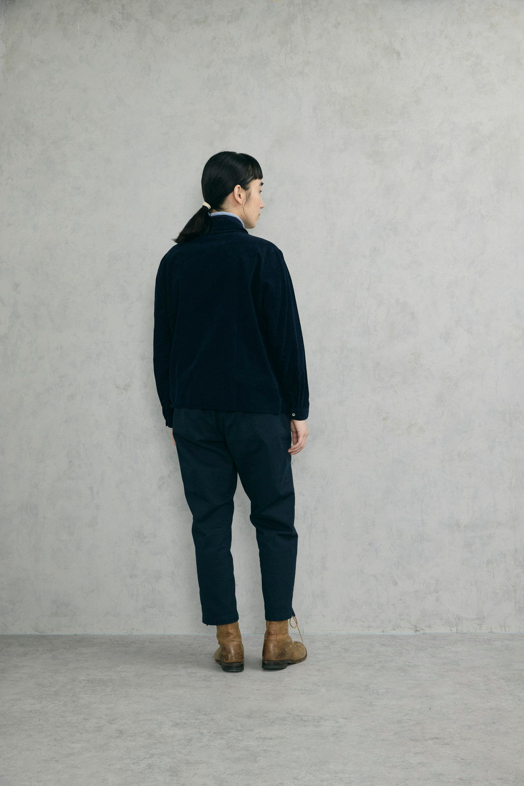 極細畝コーデュロイフィールドシャツ (VFSH-5690Ｄ)