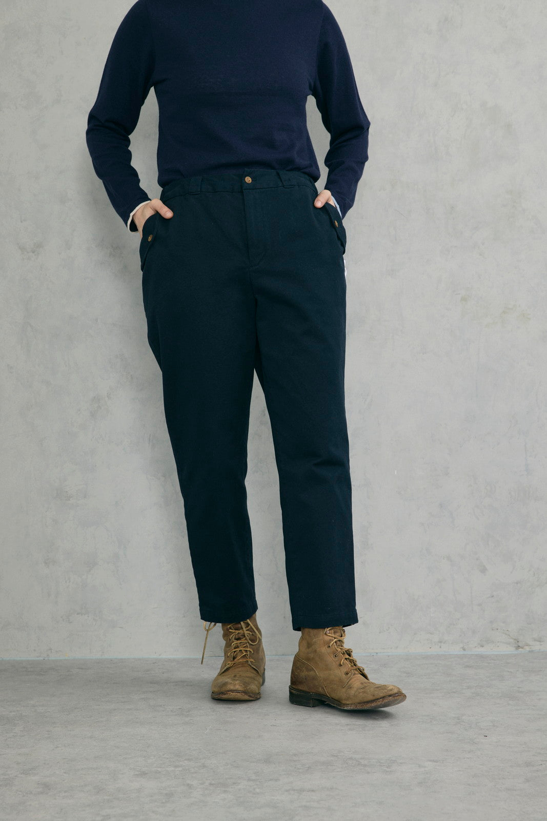 フラップポケットスリムパンツ (VFPT-5695D)