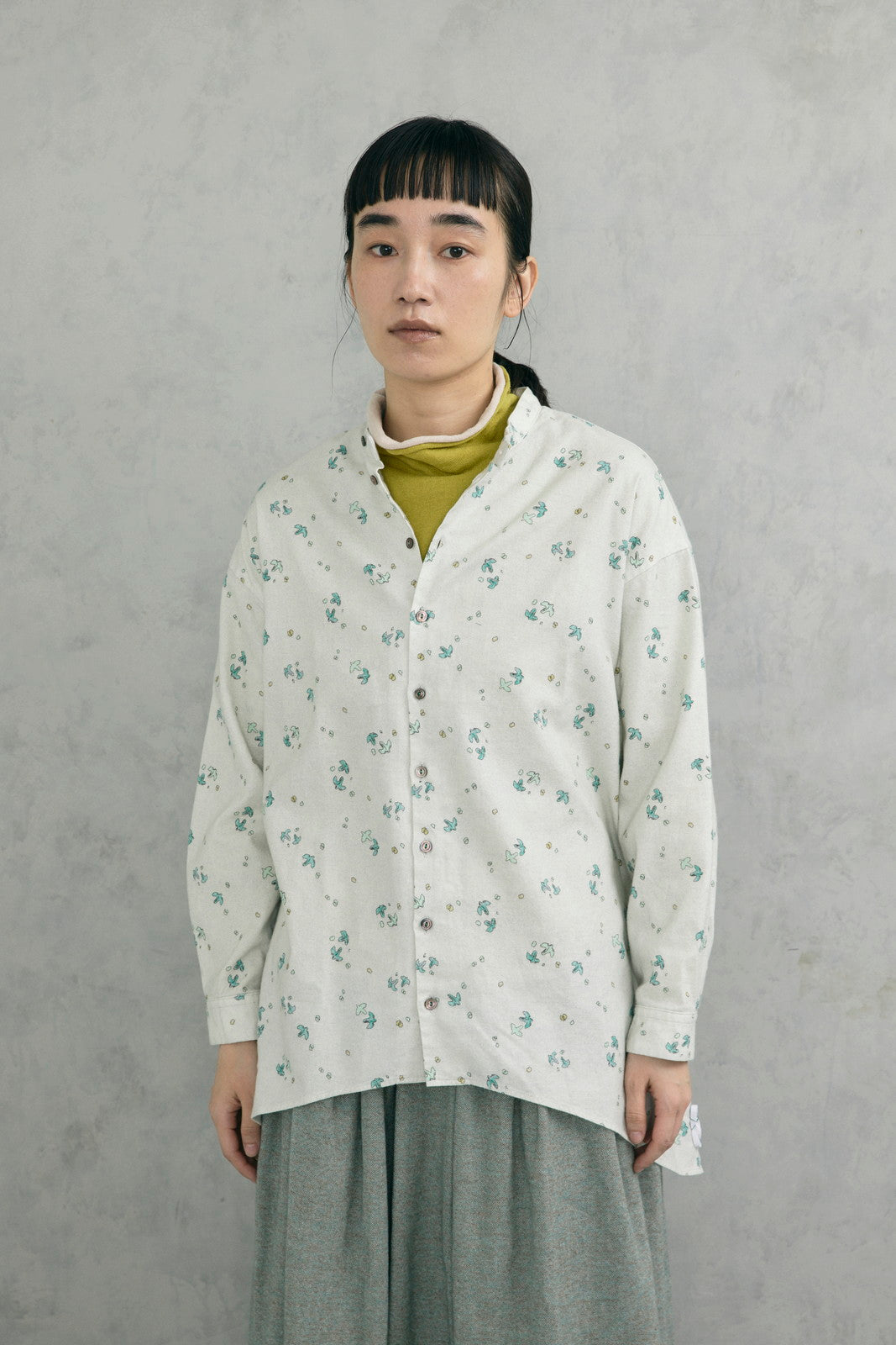 白樺シード柄チュニック (VFTN-5702Ｄ)