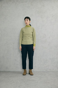 12GG天竺裏目ボーダー衿タートル(VKPO-5860D)