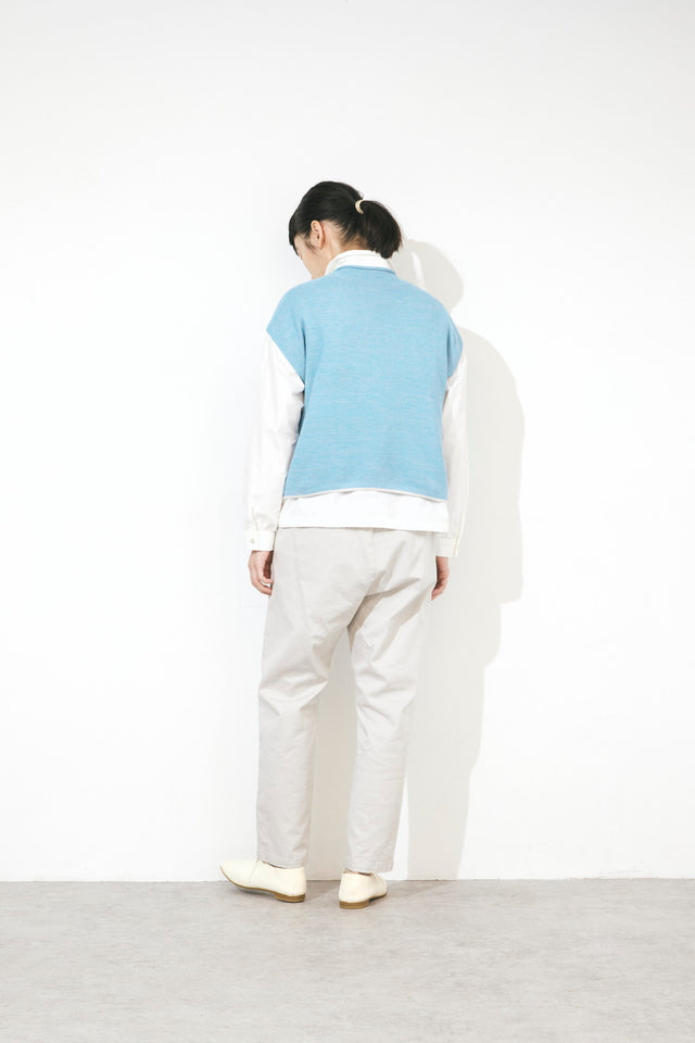 ギマ編地切替ベスト  (VKBL-6805A)